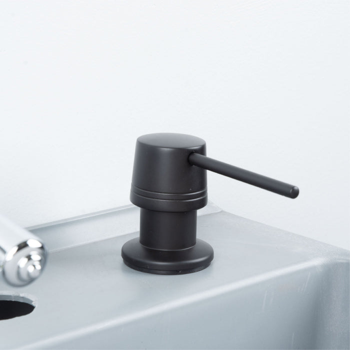 Laundry Tub Soap Dispenser (Black Finish) - Sweatfully
