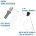 Laundry Tub Soap Dispenser (Stainless Steel Finish) - Sweatfully