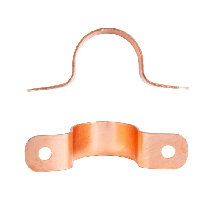 Copper Pipe Strap for 1/2 in. Dia. Black Steel Pipe - Sweatfully