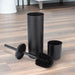Toilet Brush and Holder (Matte Black Finish) - Sweatfully