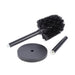 Toilet Brush and Holder (Matte Black Finish) - Sweatfully