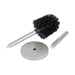 Toilet Brush and Holder, 2-Pack (Brushed Nickel Finish) - Sweatfully