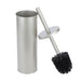 Toilet Brush and Holder (Brushed Nickel Finish) - Sweatfully