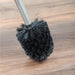 Toilet Brush and Holder (Brushed Nickel Finish) - Sweatfully
