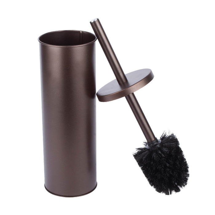 Toilet Brush and Holder (Bronze Finish) - Sweatfully
