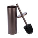 Toilet Brush and Holder (Bronze Finish) - Sweatfully