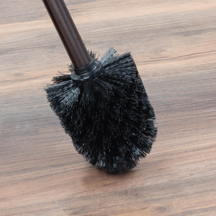 Toilet Brush and Holder (Bronze Finish) - Sweatfully