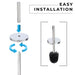 Toilet Brush and Holder (Chrome Finish) - Sweatfully