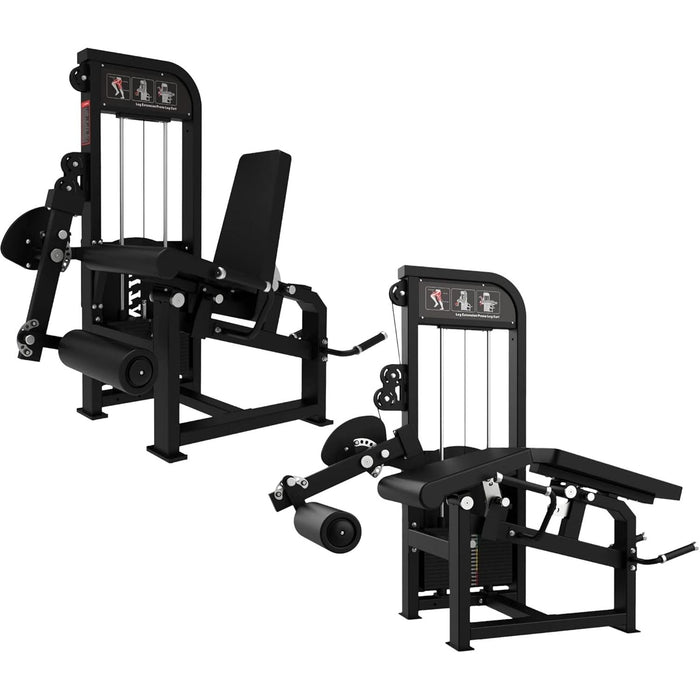 SFE Commercial Leg Extension Prone Leg Curl Combo w/250lb weight stack (New) - Sweatfully