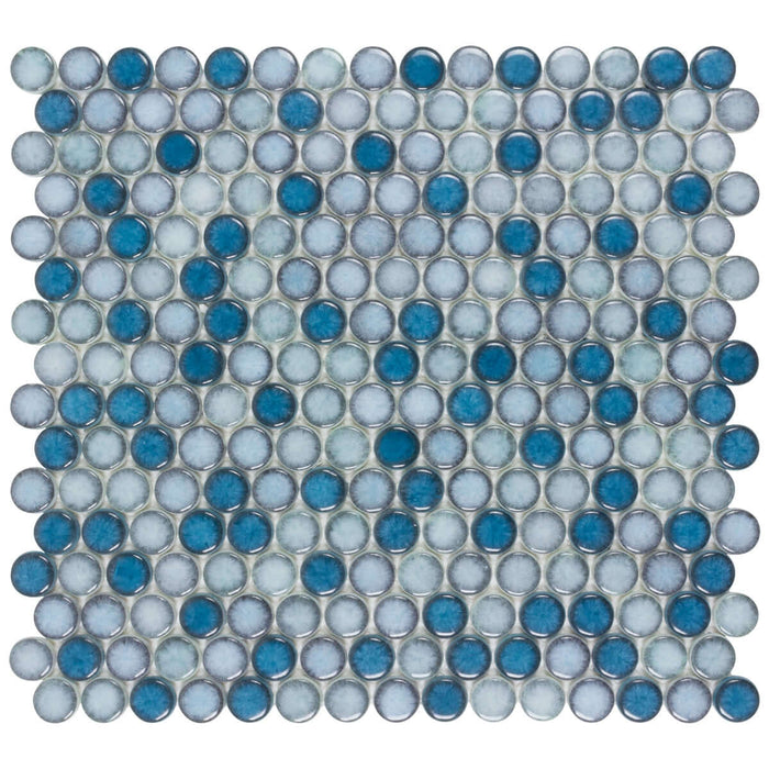 Sea Breeze Glass Mosaic Tile 12"x12" - Sweatfully