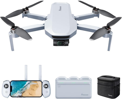 Potensic ATOM 4K GPS Drone with 3-Axis Gimbal- Fly More Combo - Sweatfully