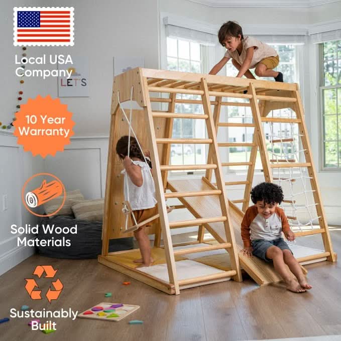 Magnolia - Real Wood 7-in-1 Playset - Sweatfully