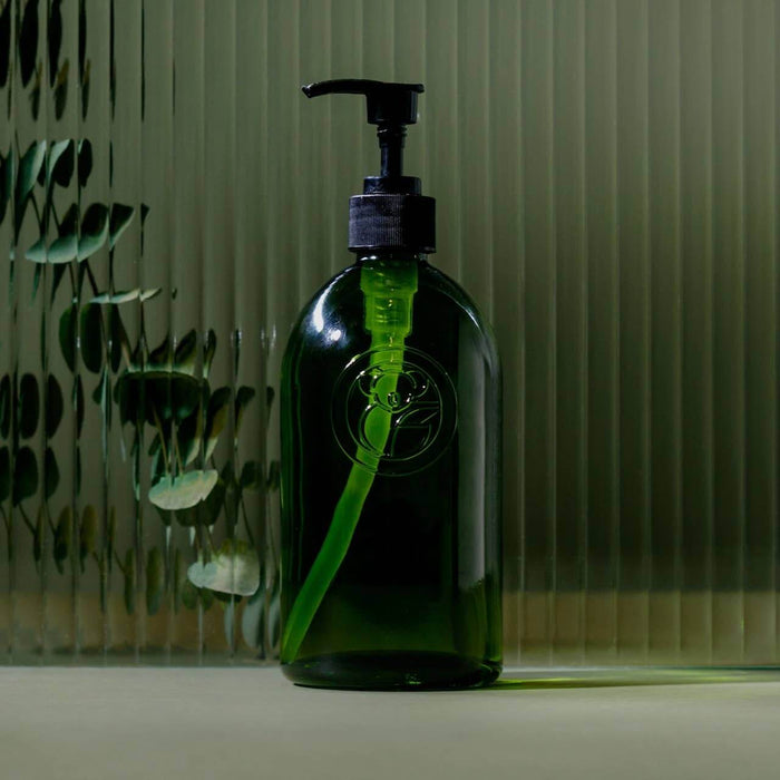Apothecary Recycled Glass Soap Dispenser - Sweatfully