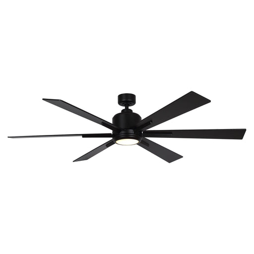 65" Bendan Industrial Downrod Mount Ceiling Fan with Lighting and Remote Control - Sweatfully