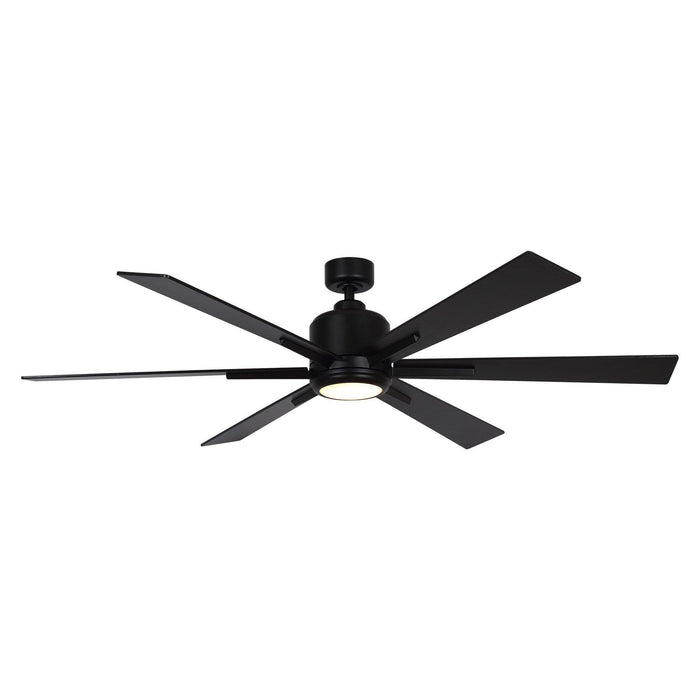 65" Bendan Industrial Downrod Mount Ceiling Fan with Lighting and Remote Control - Sweatfully