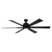 65" Bendan Industrial Downrod Mount Ceiling Fan with Lighting and Remote Control - Sweatfully