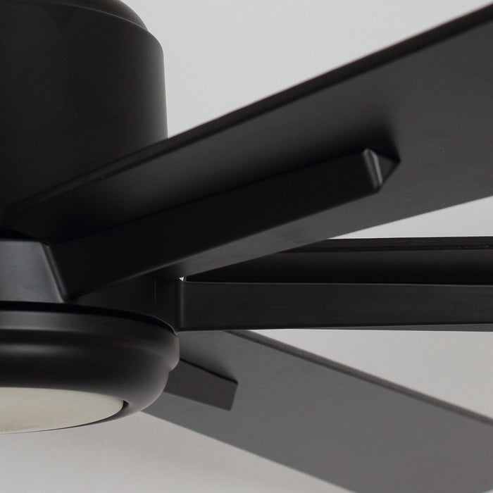 65" Bendan Industrial Downrod Mount Ceiling Fan with Lighting and Remote Control - Sweatfully