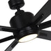 65" Bendan Industrial Downrod Mount Ceiling Fan with Lighting and Remote Control - Sweatfully