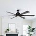 65" Bendan Industrial Downrod Mount Ceiling Fan with Lighting and Remote Control - Sweatfully