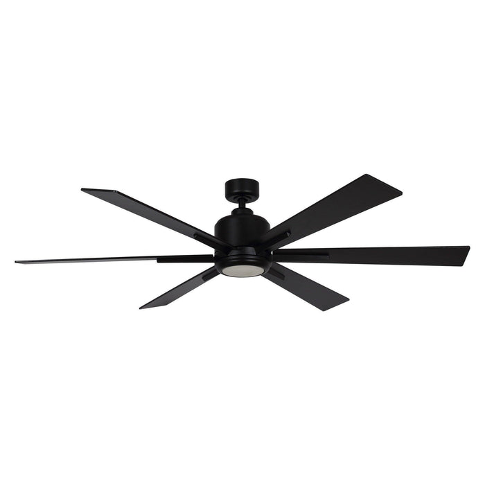 65" Bendan Industrial Downrod Mount Ceiling Fan with Lighting and Remote Control - Sweatfully