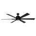 65" Bendan Industrial Downrod Mount Ceiling Fan with Lighting and Remote Control - Sweatfully