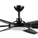 65" Industrial DC Motor Downrod Mount Ceiling Fan with Lighting and Remote Control - Sweatfully