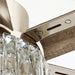 65" Modern Brushed Nickel DC Motor Downrod Mount Reversible Ceiling Fan with Lighting and Remote Control - Sweatfully