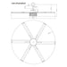 65" Modern Brushed Nickel DC Motor Downrod Mount Reversible Ceiling Fan with Lighting and Remote Control - Sweatfully