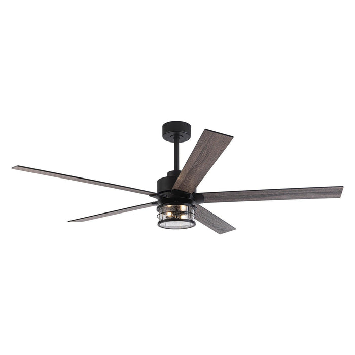 65" Modern Reversible Ceiling Fan with Lighting and Remote Control - Sweatfully