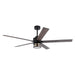 65" Modern Reversible Ceiling Fan with Lighting and Remote Control - Sweatfully