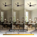 65" Modern Reversible Ceiling Fan with Lighting and Remote Control - Sweatfully