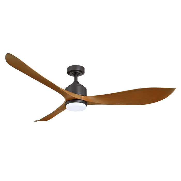 66" Misael Propeller Industrial DC Motor Ceiling Fan with LED Lighting - Sweatfully