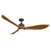 66" Misael Propeller Industrial DC Motor Ceiling Fan with LED Lighting - Sweatfully