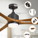 66" Misael Propeller Industrial DC Motor Ceiling Fan with LED Lighting - Sweatfully