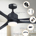 66" Misael Propeller Industrial DC Motor Ceiling Fan with LED Lighting - Sweatfully
