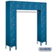 Salsbury 12" Wide Six Tier Box Style Bridge Standard Metal Locker - 16 Box - 18 Inches Deep - Blue - Assembled - Sweatfully