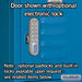 Salsbury 12" Wide Six Tier Box Style Bridge Standard Metal Locker - 16 Box - 18 Inches Deep - Blue - Unassembled - Sweatfully