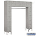 Salsbury 12" Wide Six Tier Box Style Bridge Standard Metal Locker - 16 Box - 18 Inches Deep - Gray - Unassembled - Sweatfully