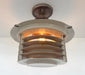 TOTALLY UNIQUE! Vintage Industrial Flush Mount Ceiling Light Rustic Distressed - Sweatfully