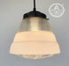 Retro 1970's Mid Century Glass Pendant Lighting - Sweatfully