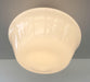 ELEGANT SCHOOLHOUSE Authentic Historical 1930's Antique Milk Glass Ceiling Light - Sweatfully