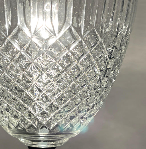 LARGE TAPERED DIAMOND 1950s Authentic Mid Century Glass Ceiling Light - Sweatfully