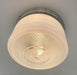 Retro Flush Mount Milk Glass Ceiling Light - Sweatfully