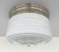 Retro Flush Mount Milk Glass Ceiling Light - Sweatfully