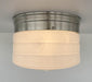 Retro Flush Mount Milk Glass Ceiling Light - Sweatfully