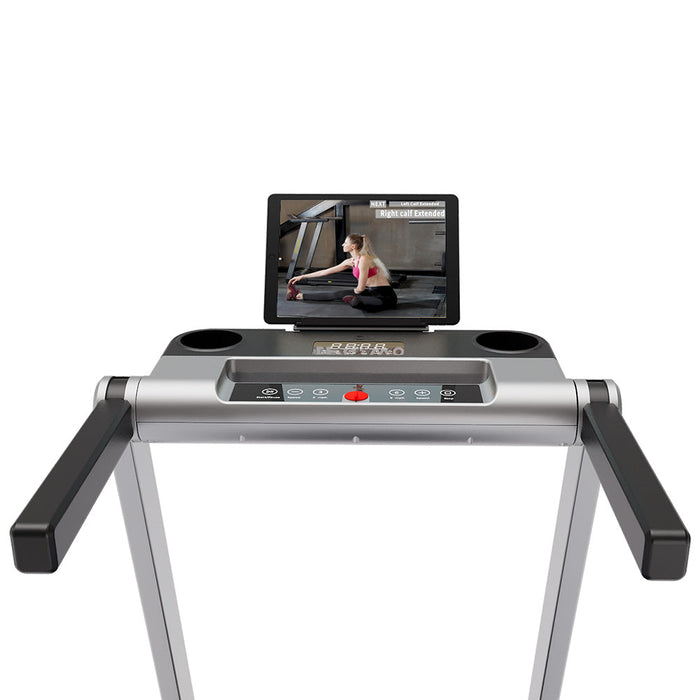DeerRun A1 Pro Move+  6% Incline Foldable Treadmill——2025 Upgraded Chip & NFC Support | 350Lbs, 10mph Silver - Sweatfully