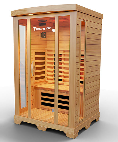 2 Person Home Full Spectrum Infrared Sauna | Medical 4™ - Sweatfully