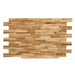 Farmhouse Rustic Teak 3D Wall Panels – (13 sq ft) - Sweatfully