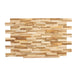 Clearwater Natural Teak 3D Wall Panels - (13 sq ft) - Sweatfully