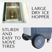 SM2000 Dry Ice Blasting Machine, 44 lbs Dry Ice Hopper, Hand Control Spray Gun Kit, 5 Nozzles - Sweatfully